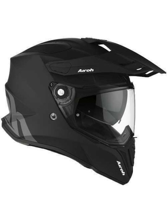 Airoh Commander 2 Black Matt Motorcycle Helmet On-Off ECE 22.05 / DOT 1430gr with Pinlock and Sunvisor