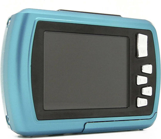 EasyPix W2024 Compact Camera 16MP with Thermal Printing Blue