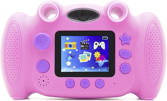 EasyPix KiddyPix Blizz Children's Camera 2MP with Thermal Printing Optical Zoom 4x Pink