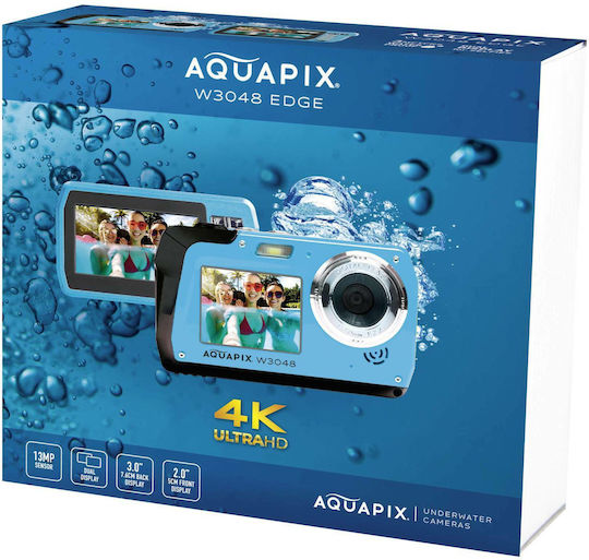 EasyPix Aquapix W3048 Edge Compact Camera 13MP Blue