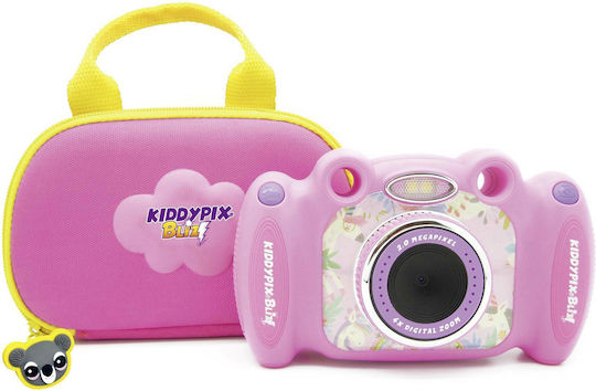 EasyPix KiddyPix Blizz Children's Camera 2MP with Thermal Printing Optical Zoom 4x Pink