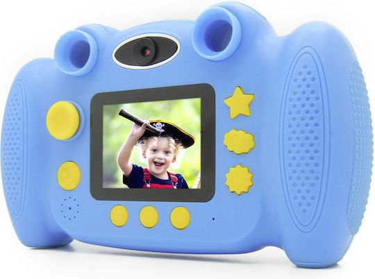 EasyPix KiddyPix Blizz Children's Camera 2MP with Thermal Printing Optical Zoom 4x Blue