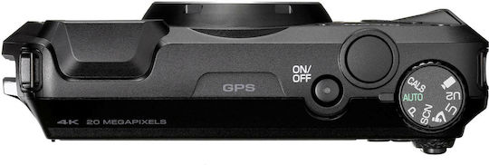 Ricoh WG-6 Компактен Фотоапарат 20МР Оптично Увеличение 5x Черна