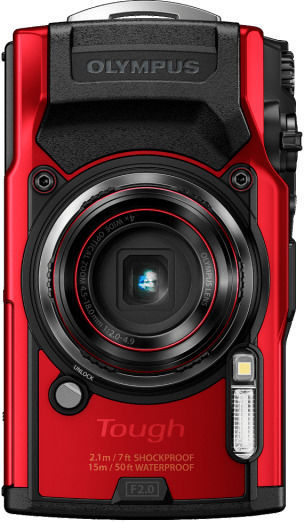 Olympus Tough TG-6 Compact Camera 12MP 4K UHD Optical Zoom 4x Red