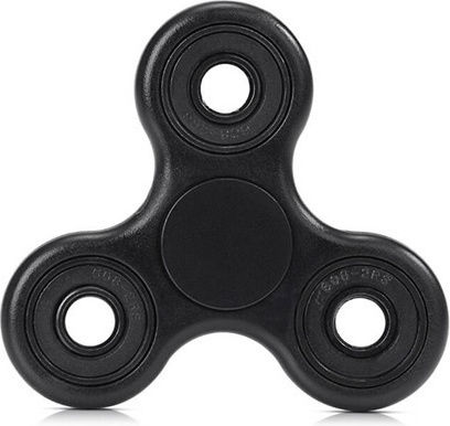Fidget Spinner ABS Plastic Three Leaves 2 minutes Πλαστικό Μαύρο