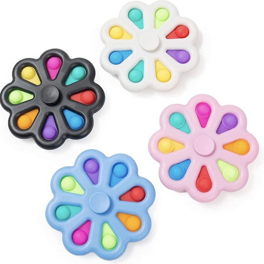 Pop it Fidget Spinner Πλαστικό Ροζ