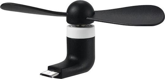Ezra HF-08 Ανεμιστηράκι Κινητού USB Μαύρο