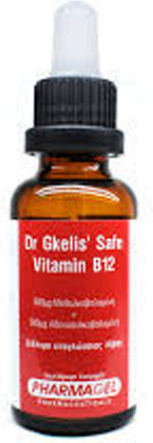 Pharmagel Dr Gkelis’ Safe Vitamin B12 Vitamin for Nervous System Health 30ml