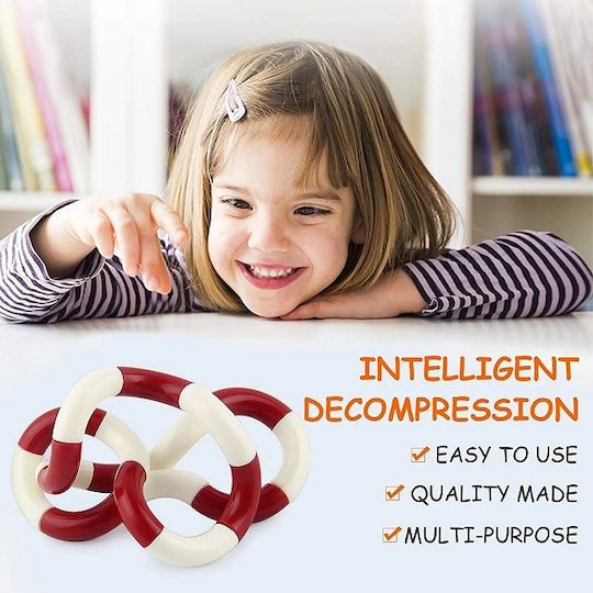 Fidget Tangle Πλαστικό Πολύχρωμο
