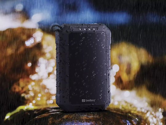 Sandberg Hand Warmer Power Bank 10000mAh με Θύρα USB-A Μαύρο