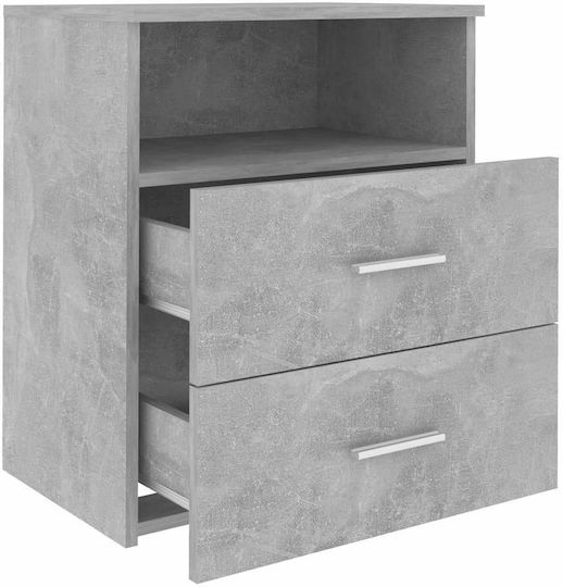 Nachttische Grey 2Stück 50x32x60cm