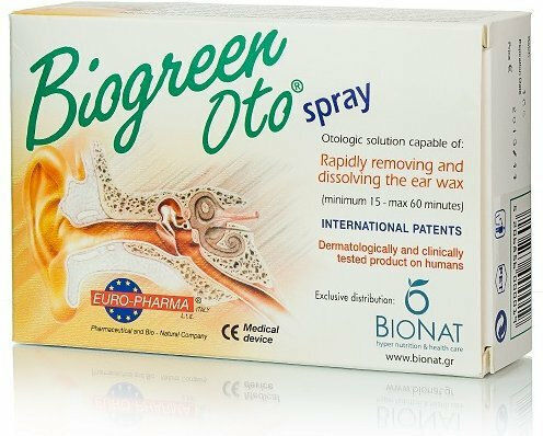 Bionat Biogreen Oto Spray για Καθαρισμό Αυτιών 1τμχ