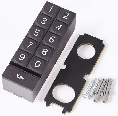 Yale Linus Fără fir Tastatură de control acces securitate în Negru Culoare Y05/301000/BL