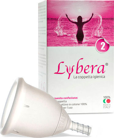 Lybera Menstrual Cup Light Blue 27.5ml Size 2