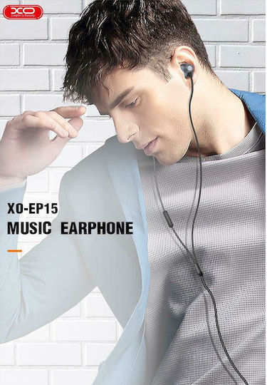 XO EP15 In-ear Handsfree Μεταλλικά με Βύσμα 3.5mm Κόκκινο