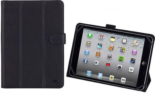 Rivacase 3134 Husa Flip Cover Din Piele Neagră Universal 8"