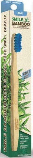 Smile Bamboo Παιδική Οδοντόβουρτσα Light Blue