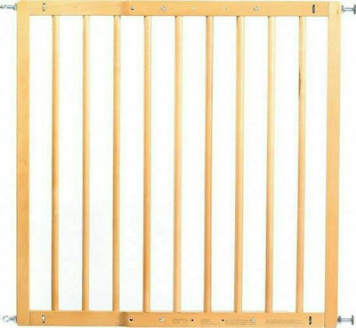 Reer Basic Simple Lock Foldable Safety Gates Wooden In Brown Colour 106cm 1pcs