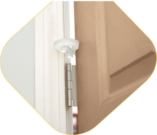 Safety 1st Προστατευτικό Δακτύλων από Πόρτες από Σιλικόνη σε Λευκό Χρώμα