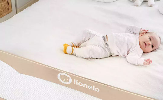 Lionelo Eva Πτυσσόμενο Προστατευτικό Κάγκελο Κρεβατιού από Ύφασμα σε Γκρι Χρώμα 150x35x42εκ.