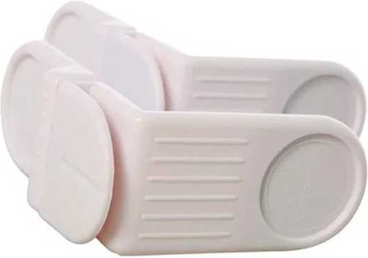 Dreambaby Cabinet & Drawer Lock with Sticker made of Plastic in White Color 11.6εκ. 2pcs