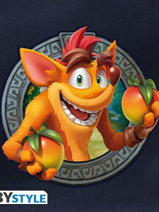 Abysse Crash Bandicoot Bag Backpack Blue Abysse Crash Bandicoot Bag Backpack Blue