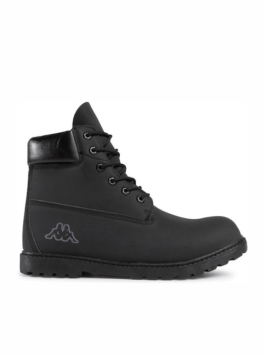 Kombo Mid Leder Schwarz Herrenstiefel