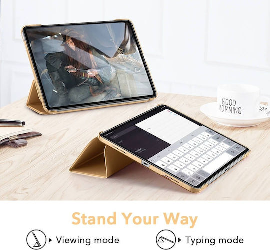 ESR Ascend Flip Cover Πλαστικό Ροζ Χρυσό (iPad Air 2020/2022)