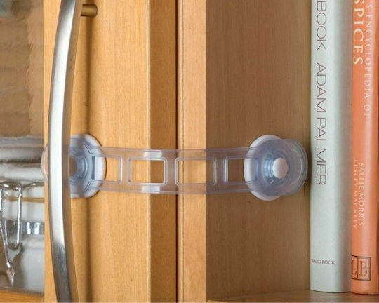 Clippasafe Schrank- und Schubladensicherung mit Aufkleber aus Kunststoff 1Stück