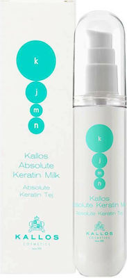 Kallos KJMN Lotion Λείανσης Absolute Keratin Milk για Όλους τους Τύπους Μαλλιών με Κερατίνη 50ml