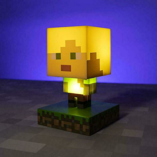 Paladone Παιδικό Διακοσμητικό Φωτιστικό Minecraft Alex Icon Πολύχρωμο 10εκ. Alex V2