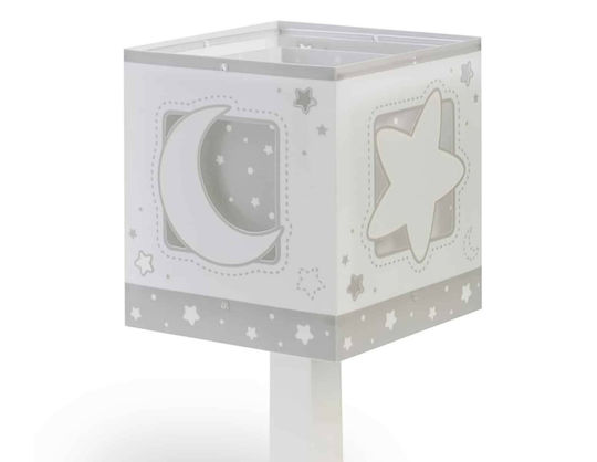 Ango Kids Portable Lamp Moonlight Gray 15x15x30εκ.
