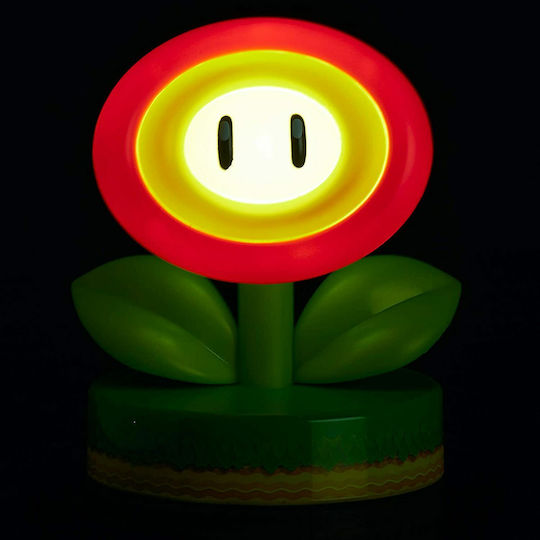 Paladone Kinder Dekorative Lampe Super Mario Bros Fire Flower Icon Mehrfarbig 10εκ.