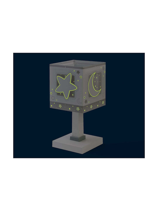 Ango Kinder Nachttischlampe Moonlight Gray 15x15x30εκ. Grau