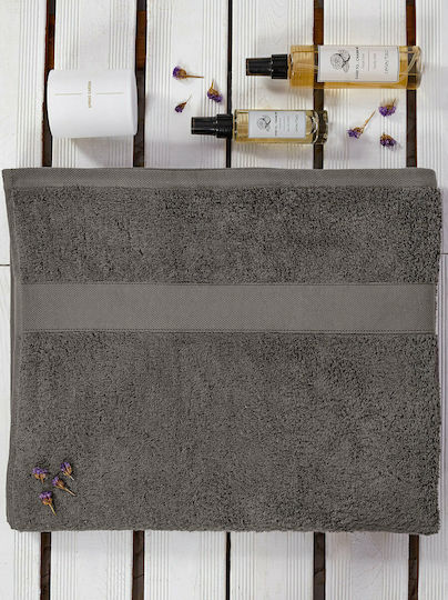 Celestino Bath Towel 90x150cm Dark Gray Weight 600gr/m²