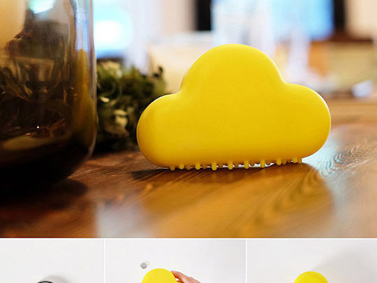 Allocacoc LED Kinder Dekorative Lampe Cloud Night mit Farbwechsel Weiß 7.9x3.5x12.2εκ.