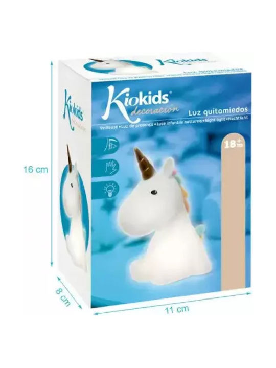Kiokids Led Kids Decorative Lamp Unicorn with Color Changes White 16x8x11εκ.