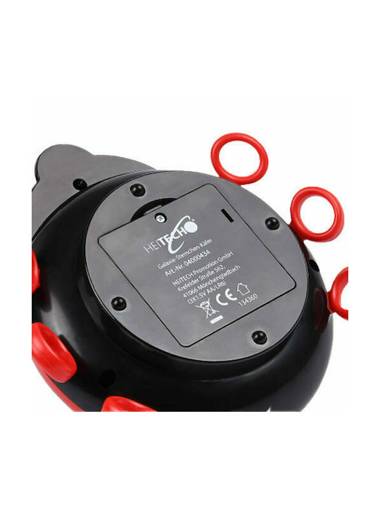Heitech Led Kids Projector Lamp Ladybug with Star Projection Red