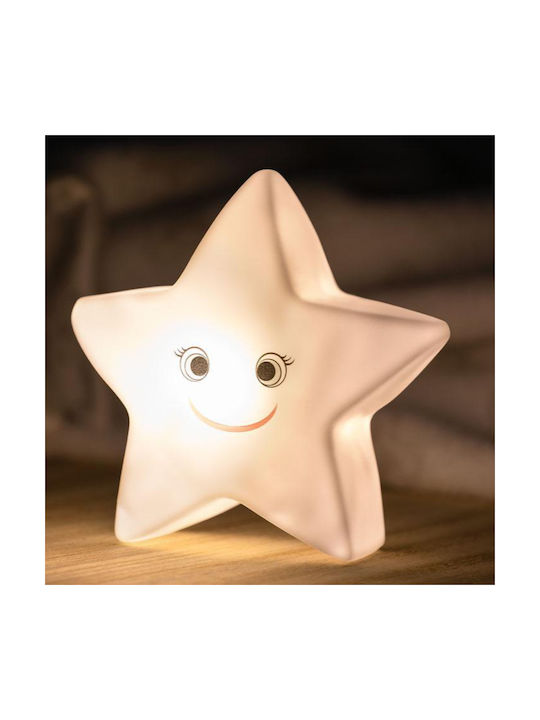 Kiokids Led Kids Decorative Lamp Little star with Color Changes White 15x13cm