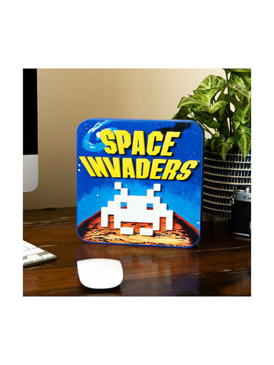 Numskull Παιδικό Διακοσμητικό Φωτιστικό Space Invaders 3D Πολύχρωμο 20x20cm