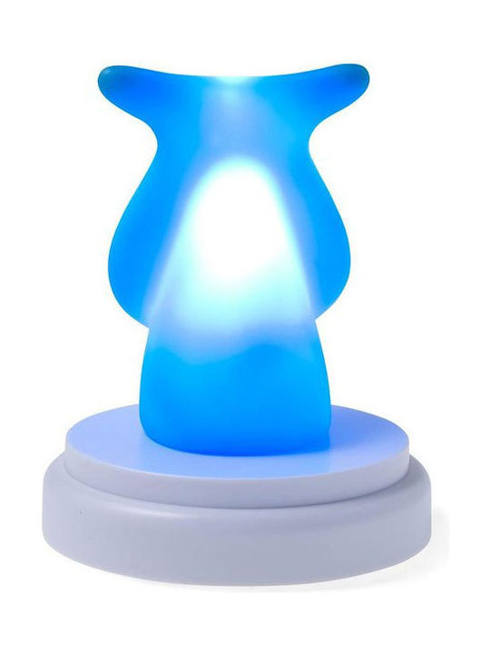 Alecto Baby LED Kinder Dekorative Lampe Naughty Cow Blau 12x12x15εκ.