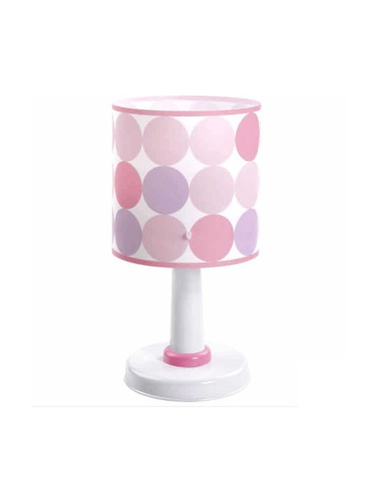 Ango Kids Side Table Lamp Colors Pink 15x15x30cm