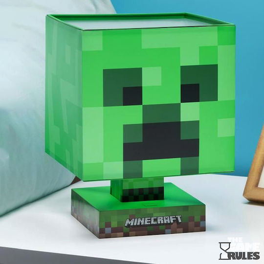Paladone Lampă decorativă pentru copii Minecraft Creeper Verde