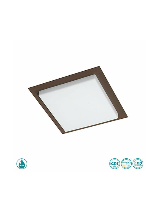 Ondaluce Plafonieră de Exterior în Culoare Maro PT.TABLET/MARRONE
