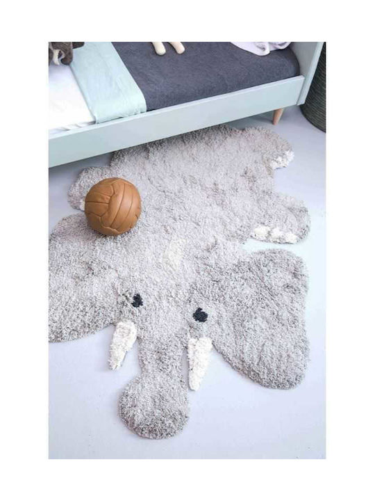 Neonato Elephant Kinder Teppich Gray 90x140cm