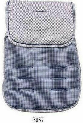 Minene Stroller Mattress Double Sided Dot 35x75cm Blue