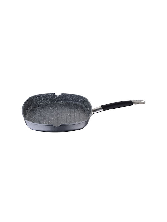 MasterPro Home Grill Pan made of Aluminum with Stone Coating 28cm