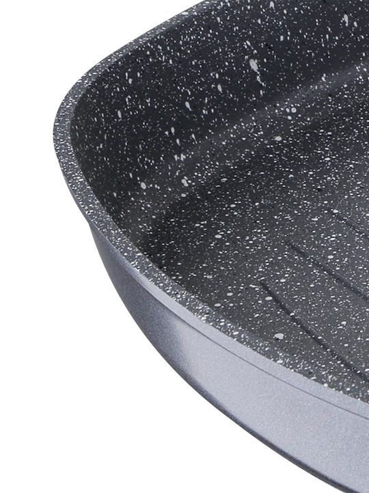 MasterPro Home Grill Pan made of Aluminum with Stone Coating 28cm