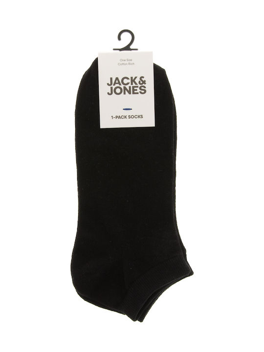 Jack & Jones Men's Solid Color Socks Black