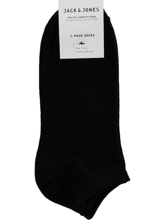 Jack & Jones Men's Solid Color Socks Black